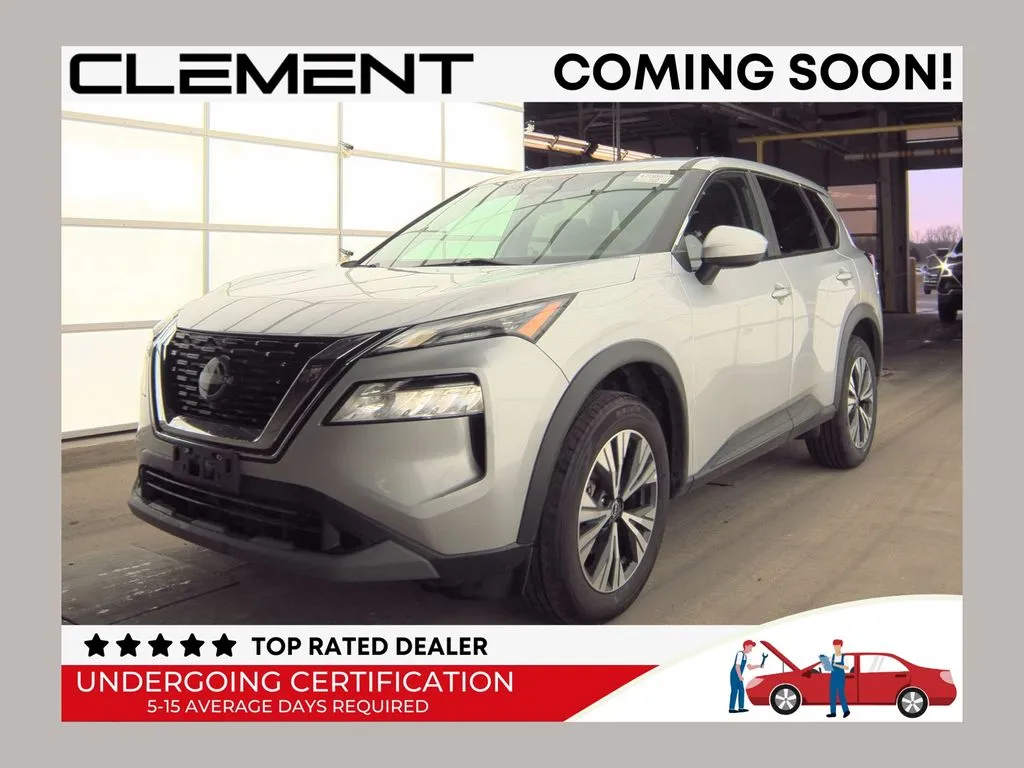 Silver 2023 Nissan Rogue SV for sale in St. Charles, MO