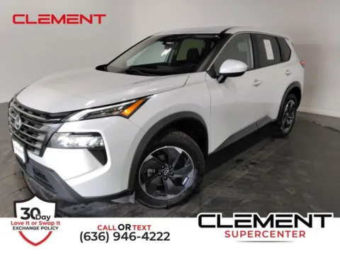 White 2024 Nissan Rogue SV for sale in St. Charles, MO