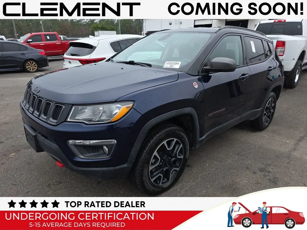 Blue 2019 Jeep Compass Trailhawk for sale in St. Charles, MO