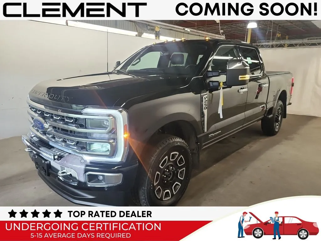 Black 2024 Ford F-250SD Platinum for sale in St. Charles, MO