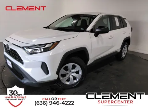 White 2024 Toyota RAV4 LE for sale in St. Charles, MO