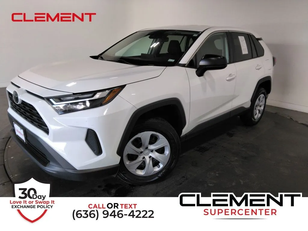 White 2024 Toyota RAV4 LE for sale in St. Charles, MO