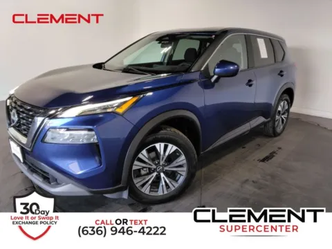 Blue 2023 Nissan Rogue SV for sale in St. Charles, MO