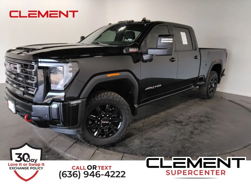 Black 2025 GMC Sierra 2500HD AT4 for sale in St. Charles, MO