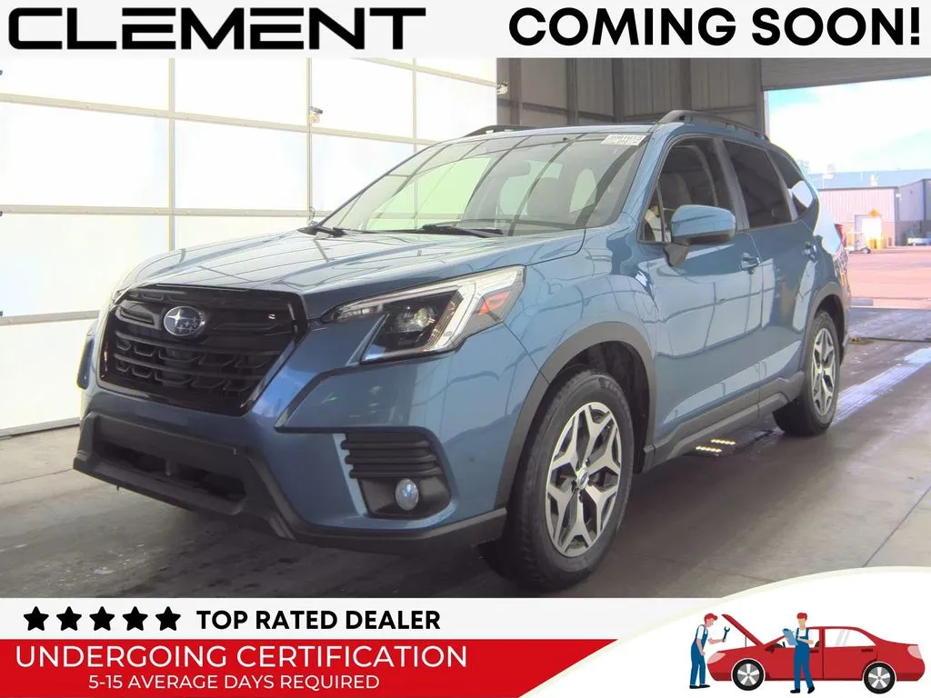 Blue 2023 Subaru Forester Premium for sale in St. Charles, MO