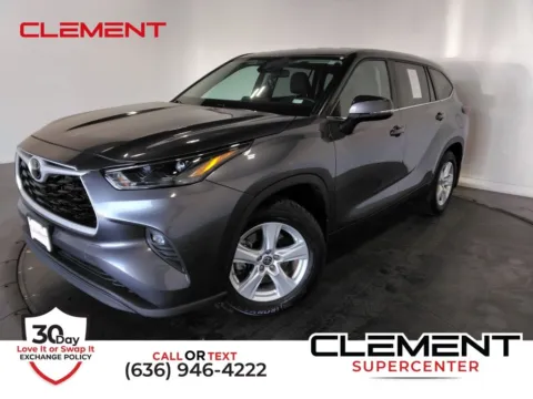 Gray 2024 Toyota Highlander LE for sale in St. Charles, MO