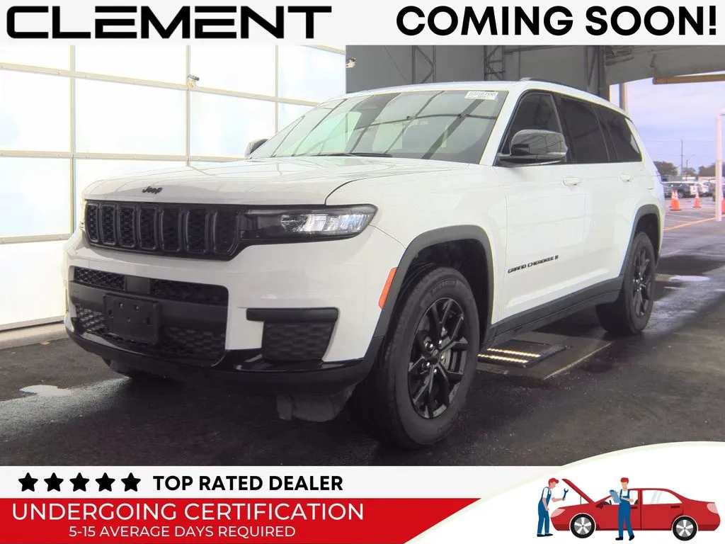 White 2024 Jeep Grand Cherokee L Altitude for sale in St. Charles, MO