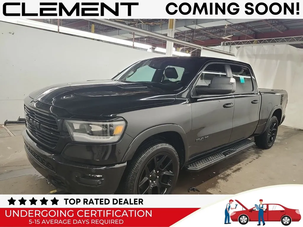 Black 2022 Ram 1500 Laramie for sale in St. Charles, MO