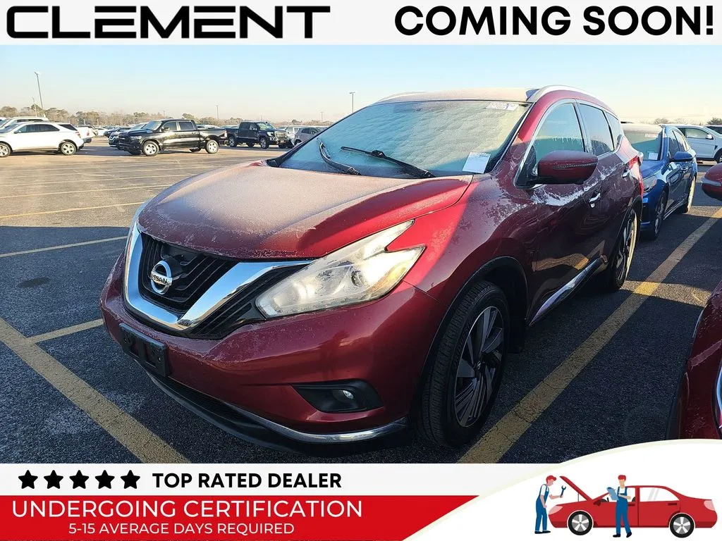 Red 2018 Nissan Murano Platinum for sale in St. Charles, MO