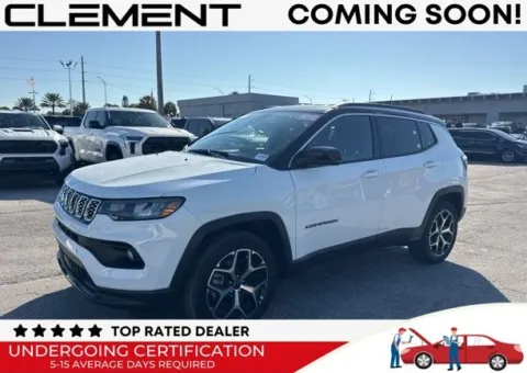 White 2025 Jeep Compass Limited for sale in St. Charles, MO