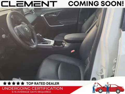 White 2021 Toyota RAV4 XLE Premium for sale in St. Charles, MO