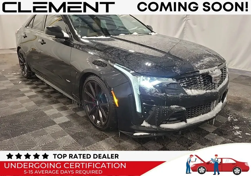 Black 2023 Cadillac CT4 V-Series for sale in St. Charles, MO