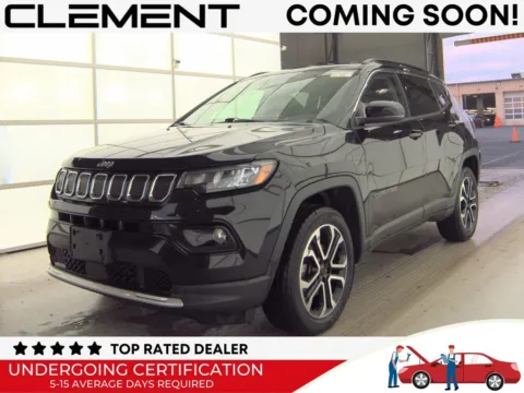 Black 2022 Jeep Compass Limited for sale in St. Charles, MO