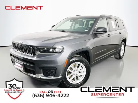 Gray 2023 Jeep Grand Cherokee L Laredo for sale in St. Charles, MO