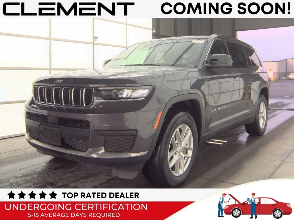 Gray 2023 Jeep Grand Cherokee L Laredo for sale in St. Charles, MO