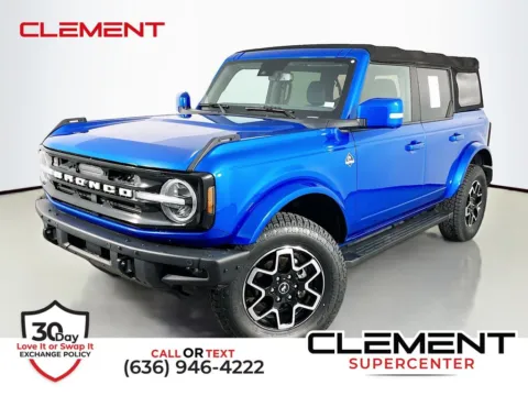 Blue 2021 Ford Bronco Outer Banks for sale in St. Charles, MO