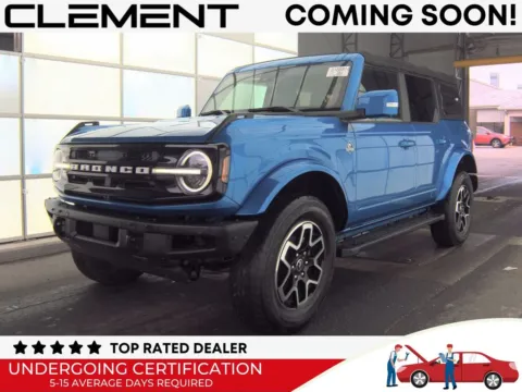 Blue 2021 Ford Bronco Outer Banks for sale in St. Charles, MO