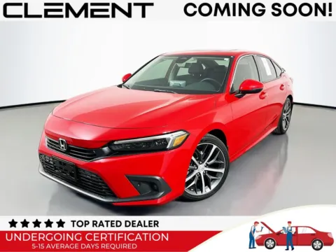 Red 2022 Honda Civic Touring for sale in St. Charles, MO
