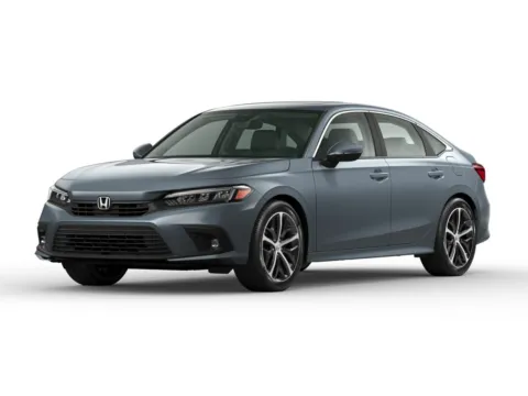 Black 2022 Honda Civic Touring for sale in St. Charles, MO