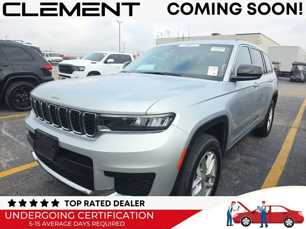 Silver 2023 Jeep Grand Cherokee L Laredo for sale in St. Charles, MO