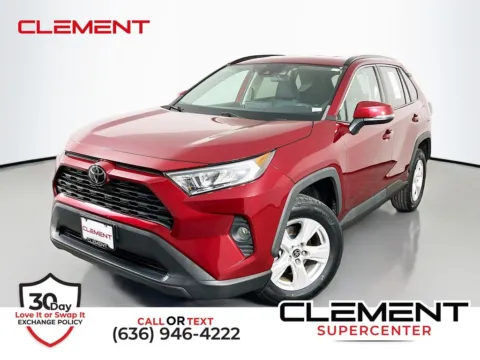 Red 2021 Toyota RAV4 XLE for sale in St. Charles, MO