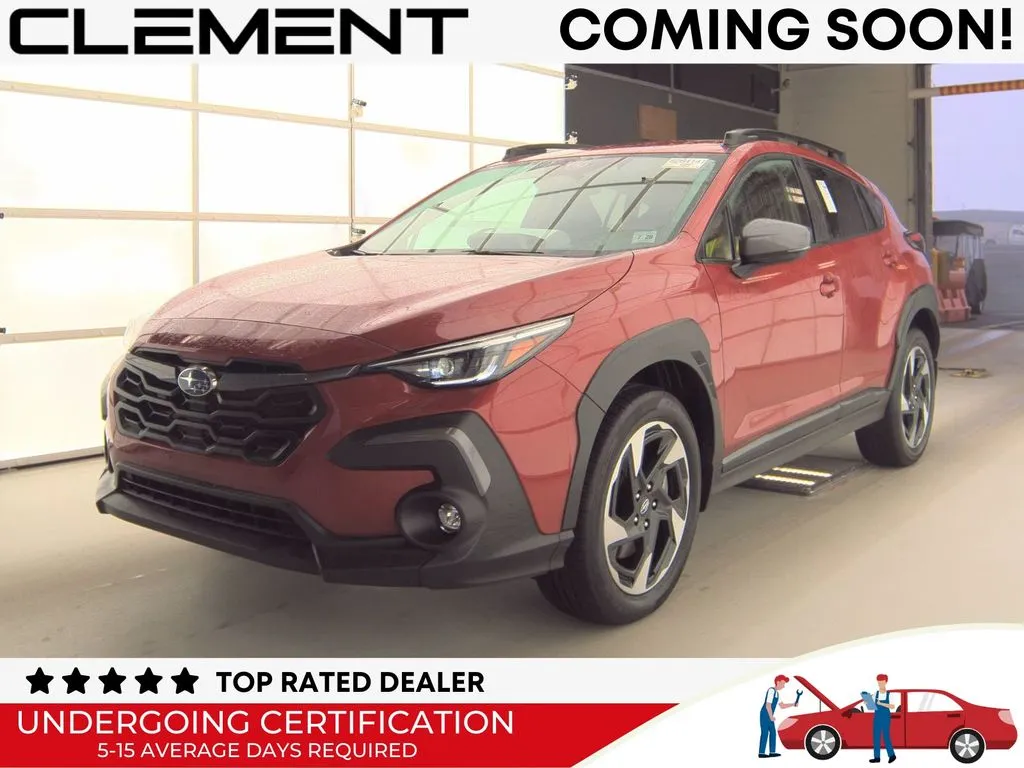 Red 2024 Subaru Crosstrek Limited for sale in St. Charles, MO