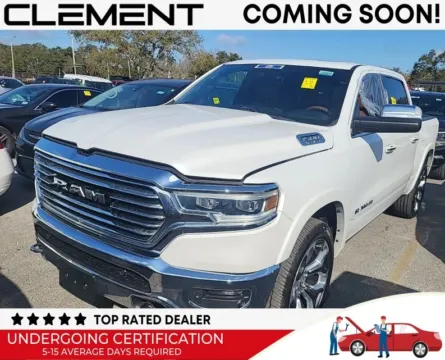 White 2019 Ram 1500 Laramie Longhorn for sale in St. Charles, MO