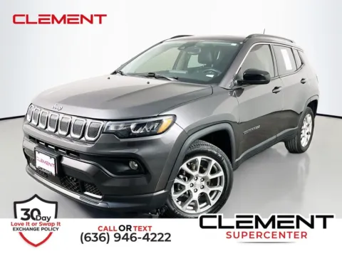 Gray 2022 Jeep Compass Latitude Lux for sale in St. Charles, MO