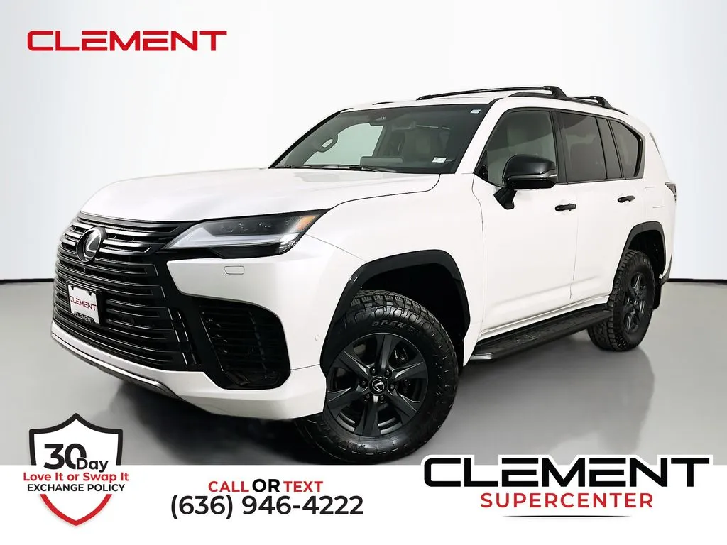 White 2025 Lexus LX 700h Overtrail for sale in St. Charles, MO