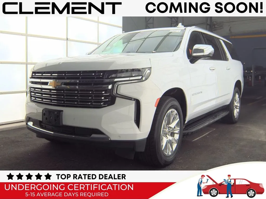 White 2023 Chevrolet Suburban Premier for sale in St. Charles, MO