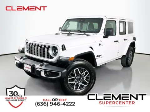 White 2025 Jeep Wrangler Sahara for sale in St. Charles, MO