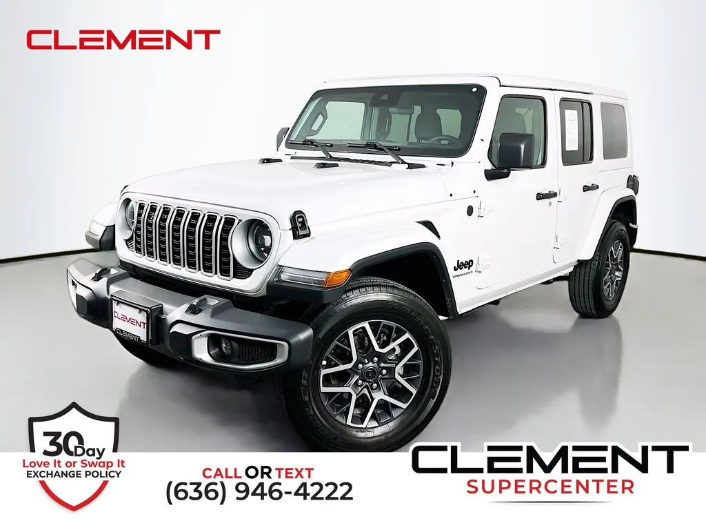 White 2025 Jeep Wrangler Sahara for sale in St. Charles, MO