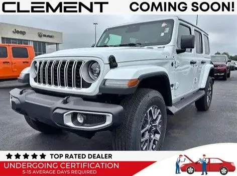White 2025 Jeep Wrangler Sahara for sale in St. Charles, MO