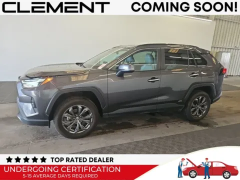 Gray 2022 Toyota RAV4 Hybrid Limited for sale in St. Charles, MO