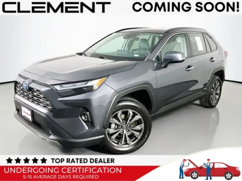 Gray 2022 Toyota RAV4 Hybrid Limited for sale in St. Charles, MO