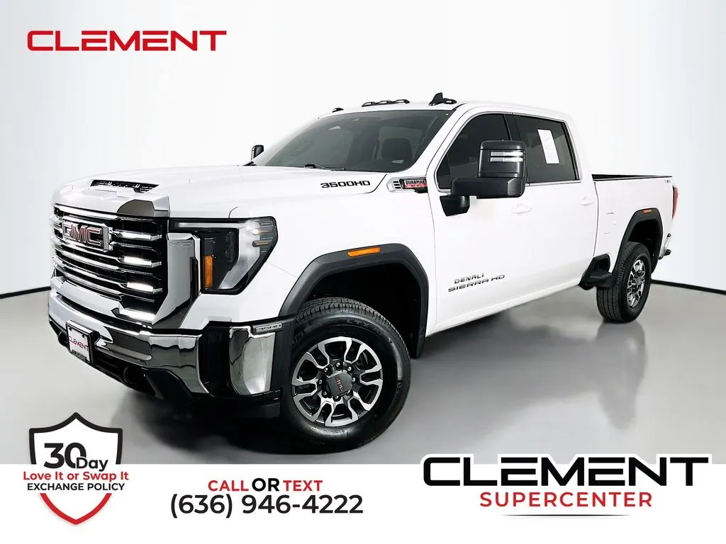 White 2025 GMC Sierra 3500HD SLE for sale in St. Charles, MO
