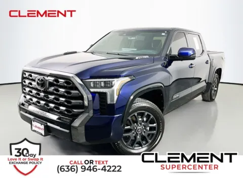 Blue 2023 Toyota Tundra Hybrid Platinum for sale in St. Charles, MO