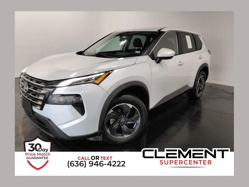 White 2024 Nissan Rogue SV for sale in St. Charles, MO