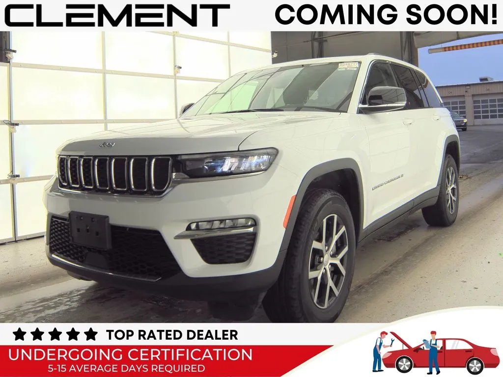 White 2023 Jeep Grand Cherokee Limited for sale in St. Charles, MO