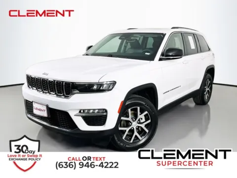 White 2023 Jeep Grand Cherokee Limited for sale in St. Charles, MO
