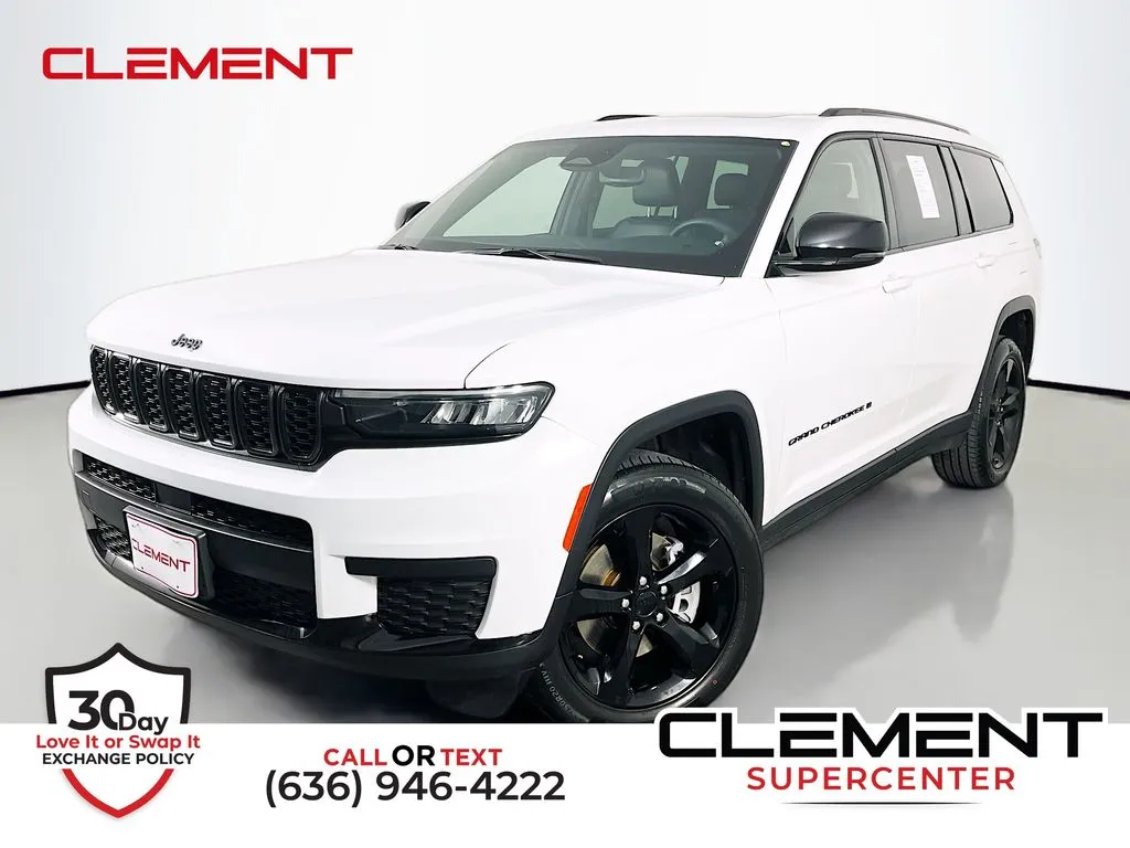 White 2023 Jeep Grand Cherokee L Altitude for sale in St. Charles, MO