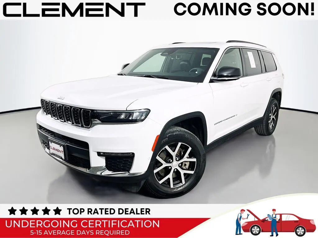 White 2024 Jeep Grand Cherokee L Limited for sale in St. Charles, MO