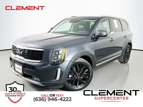 Gray 2022 Kia Telluride SX for sale in St. Charles, MO