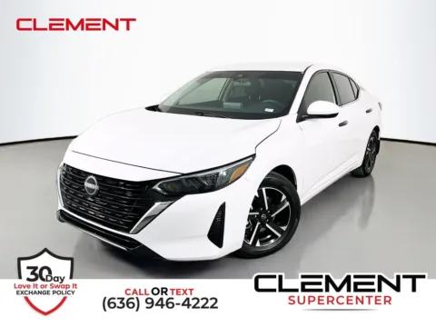 White 2025 Nissan Sentra SV for sale in St. Charles, MO