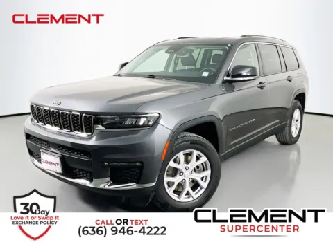 Gray 2021 Jeep Grand Cherokee L Limited for sale in St. Charles, MO