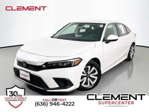 White 2024 Honda Civic LX for sale in St. Charles, MO