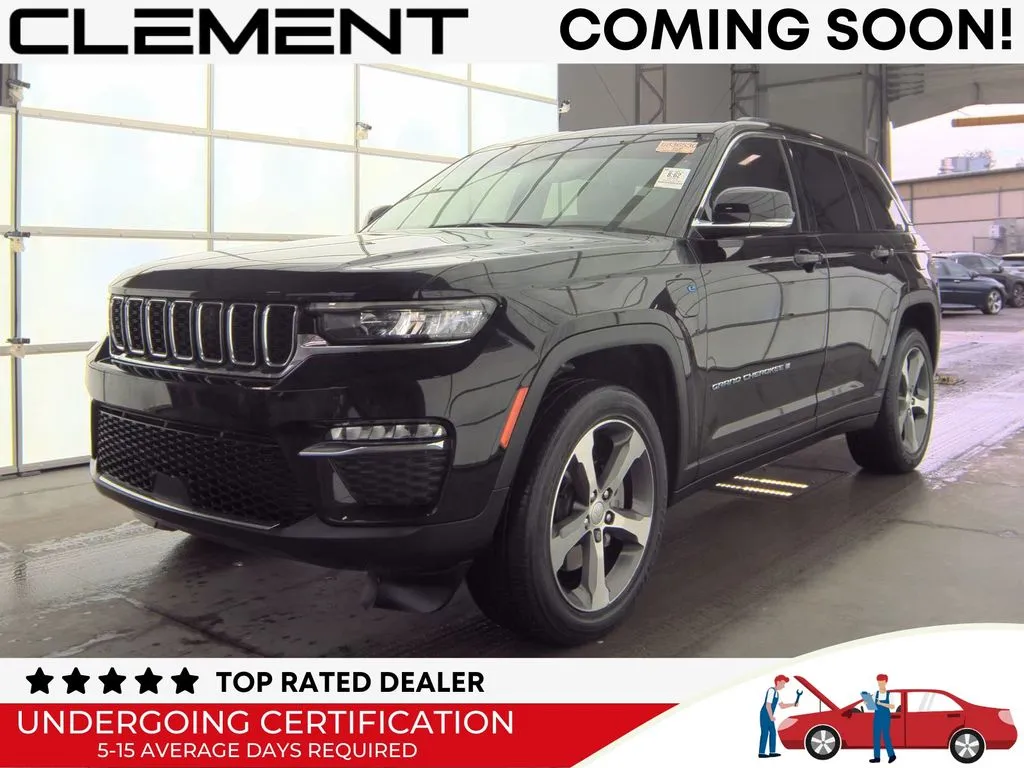 Black 2022 Jeep Grand Cherokee 4xe for sale in St. Charles, MO