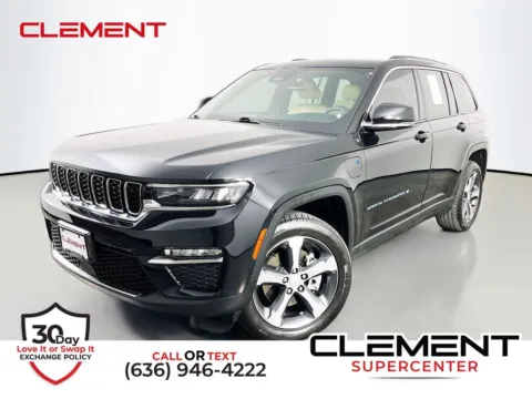 Black 2022 Jeep Grand Cherokee 4xe for sale in St. Charles, MO