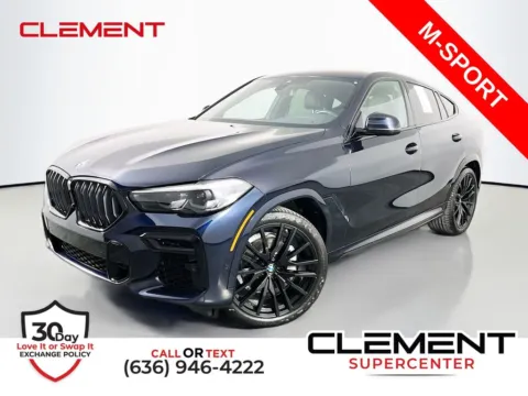 Black 2023 BMW X6 xDrive40i for sale in St. Charles, MO