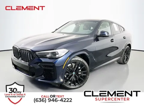 Black 2023 BMW X6 xDrive40i for sale in St. Charles, MO
